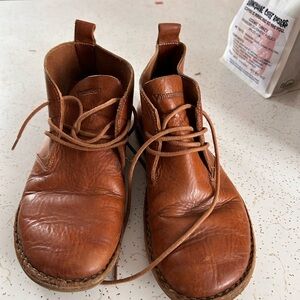 Vivo Barefoot Porto Tan Leather Ankle Boots